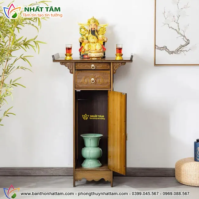 Mẫu bàn thờ nhỏ gọn cho chung cư