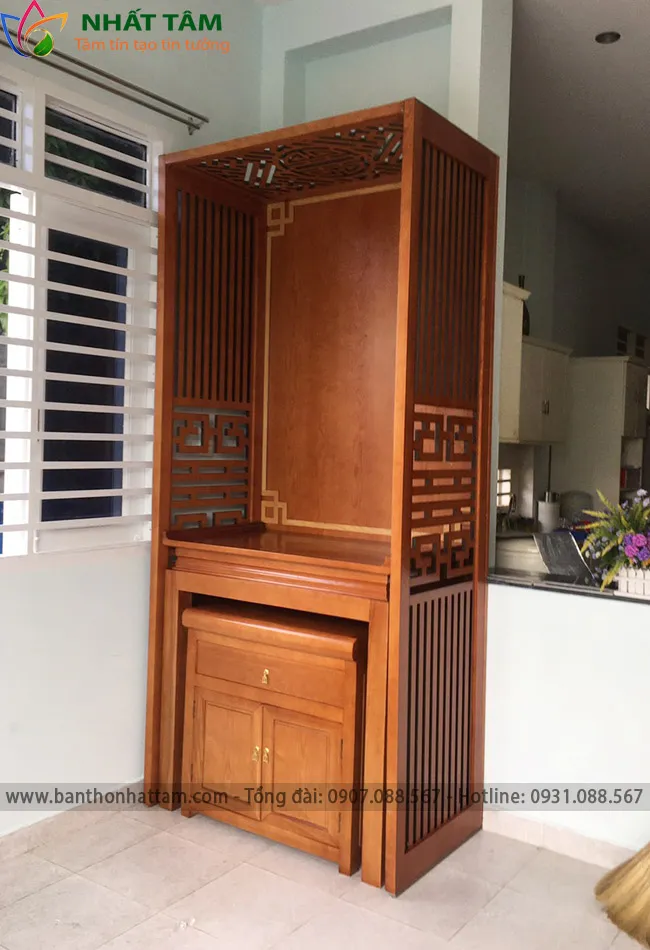 Bàn Thờ Đứng Chung Cư Hiện Đại