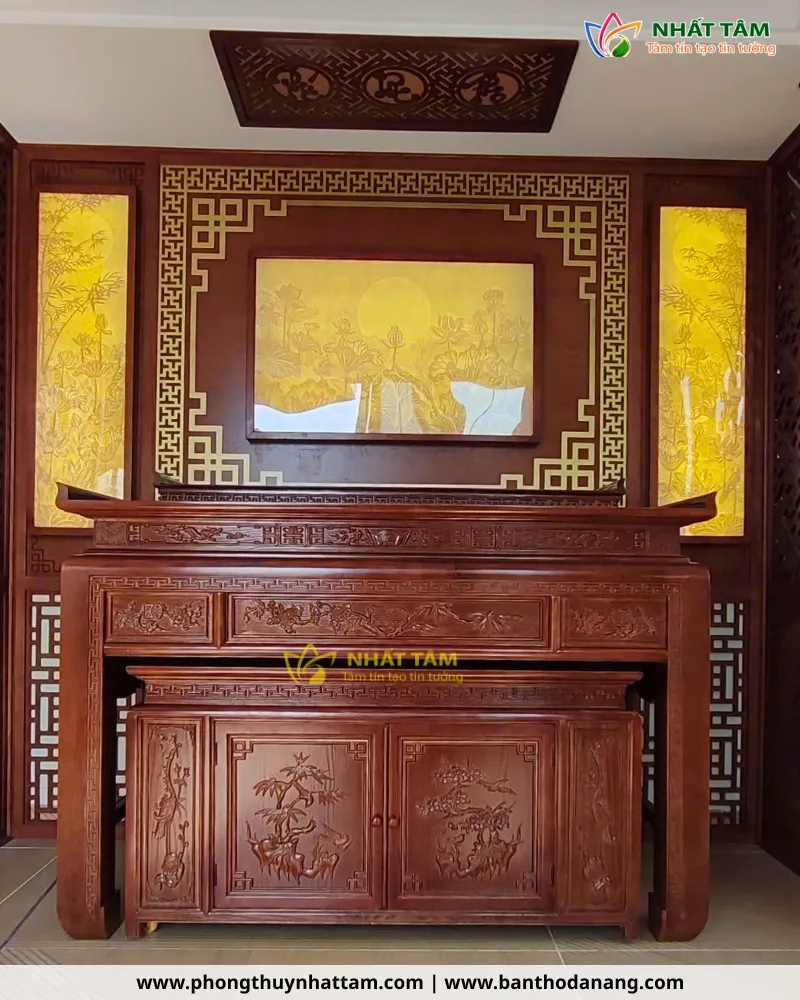 Bàn thờ gỗ Gõ đỏ