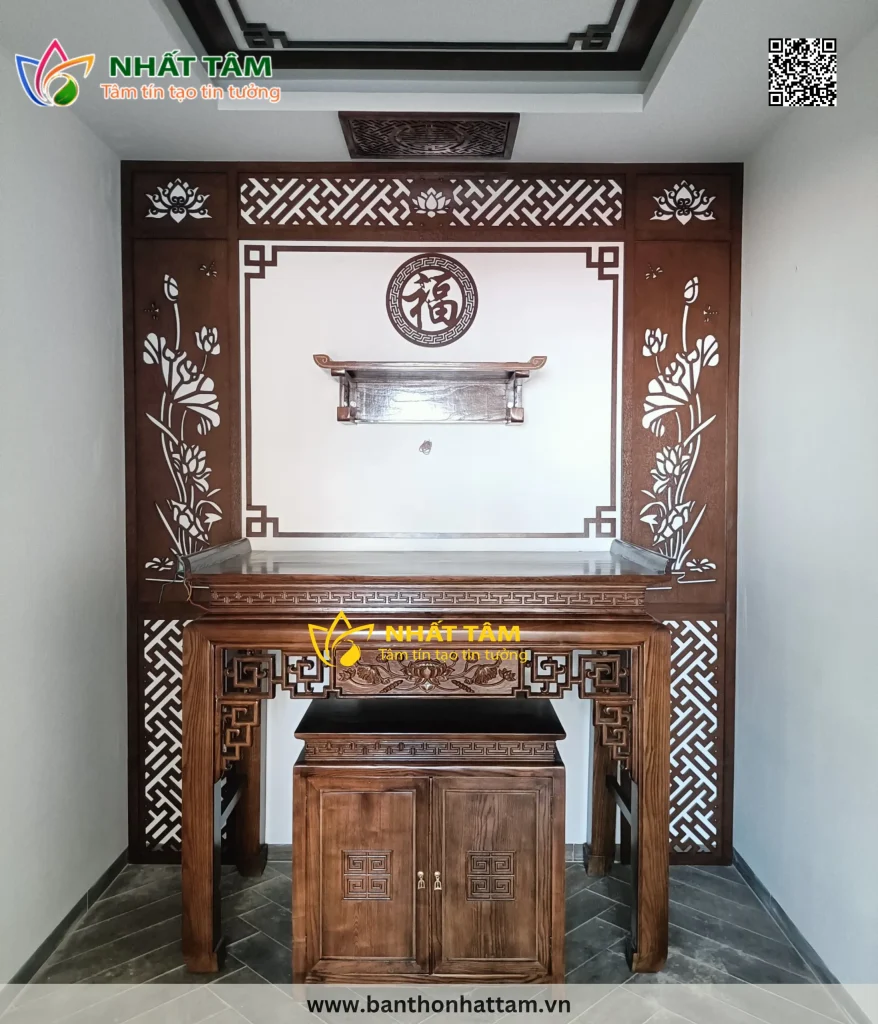 Bàn thờ Gia Tiên tại Nhất Tâm